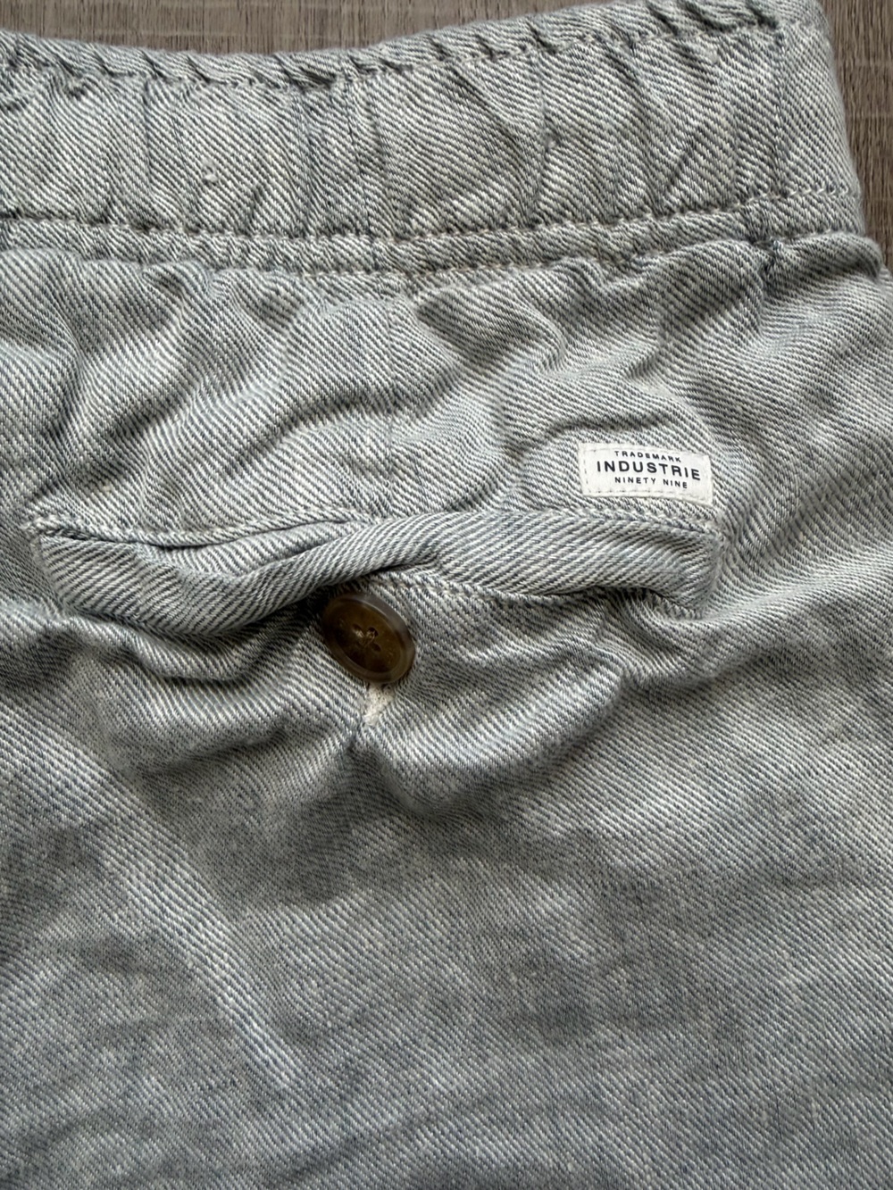 Industrie Australia 100% Linen Drawstring Men’s Shorts Size Medium - Picture 3 of 5
